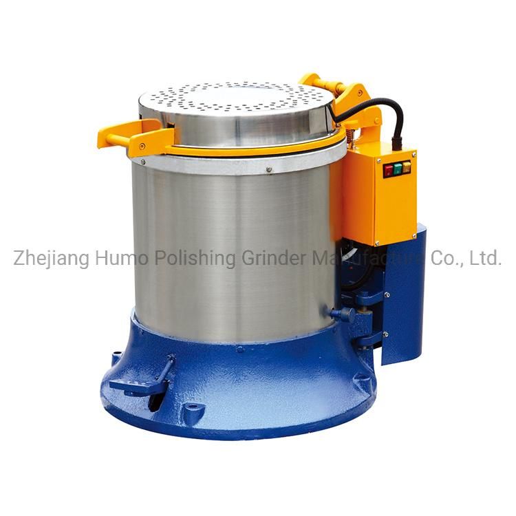 Hot Air Centrifugal Drying Machine for Mass Parts After Polishing Deburring Finsihing