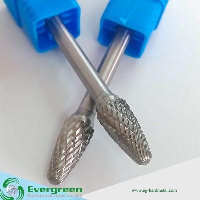 F1025 Double Cut Tungsten Carbide Rotary Burrs
