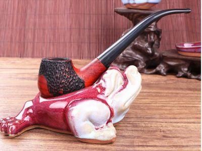 9mm Filter Solid Wood Handmade Pipe Classic Rosewood Tobacco Pipe