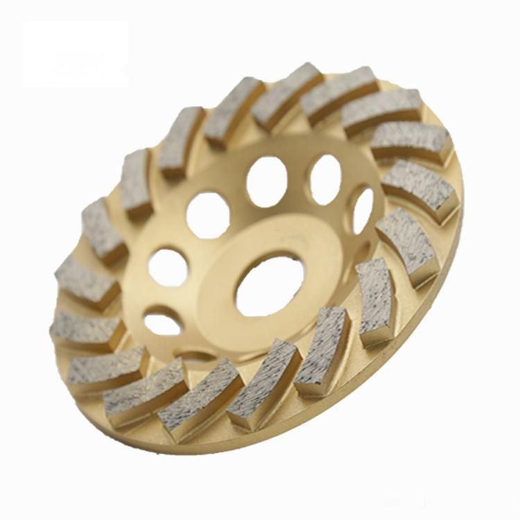 5 Inch D125mm Diamond Grinding Cup Wheel Disc with 18 Segments Diamond Grinding Disc for Angle Grinder for Concrete and Terrazzo Floor