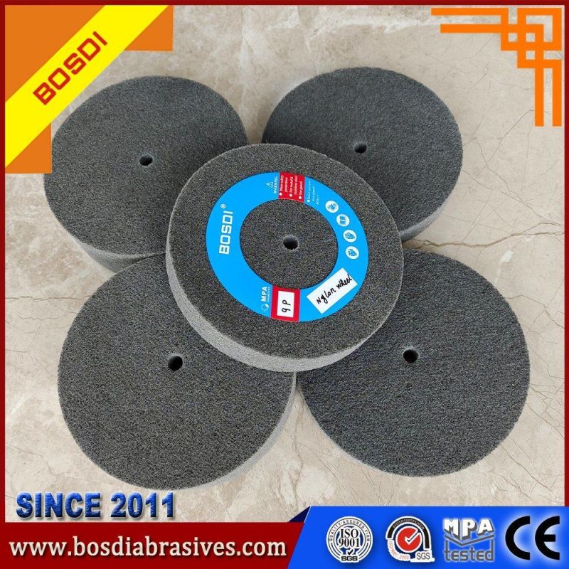 6"X25mm Abrasive Nylon Flap Disc/Wheel Polishing for The Magnesium Aluminum Alloy, Magnalium,Titanium Alloy,Stainless Steel,Copper,Tile,Stone,Wood,Cemented Carb