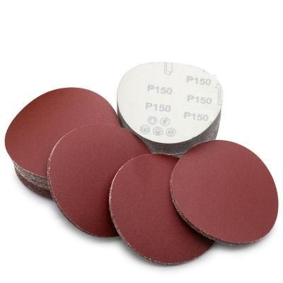 5inch 40 60 80 Grit Abrasvie Sandpaper Factory Sanding Paper Hook and Loop Disc Velcro Sanding Disc