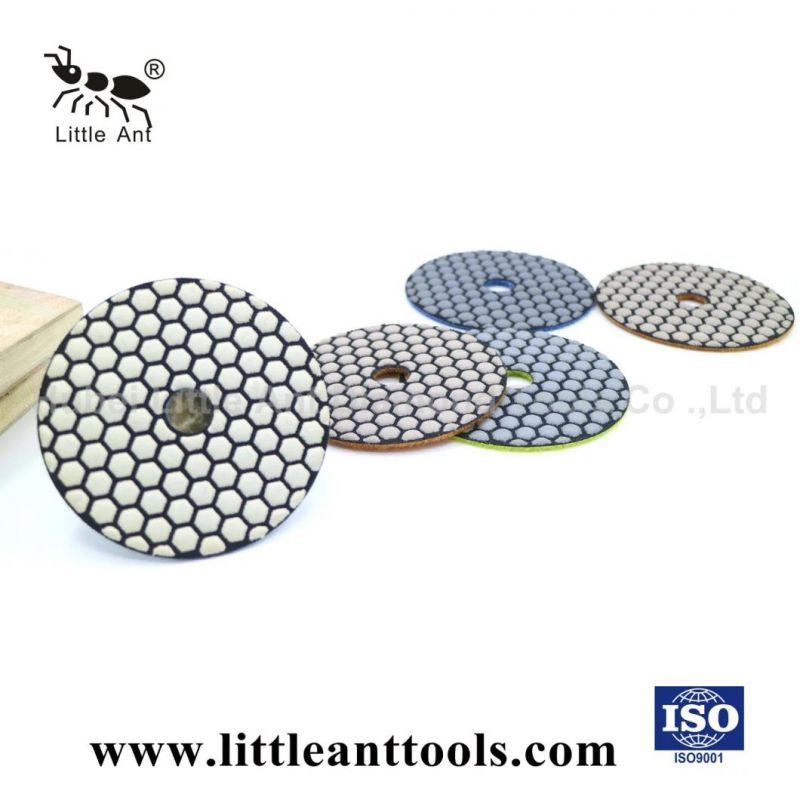 5" B Hexagon Dry Polishing Pad