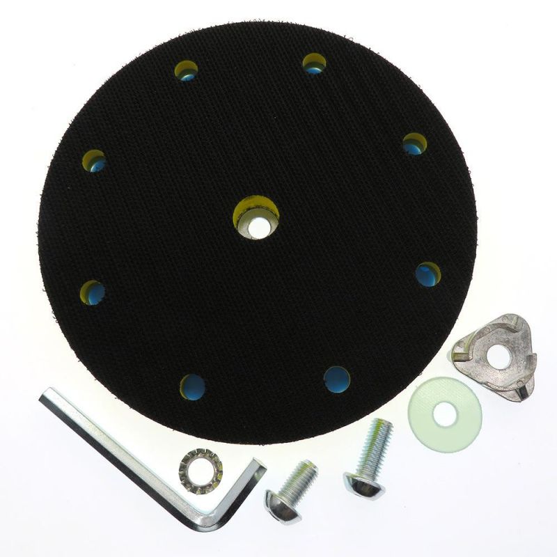 6 Inch 9 Holes Multi-Functional Dust Free Hook and Loop Back-up Sanding Pad Sander Backing Pad