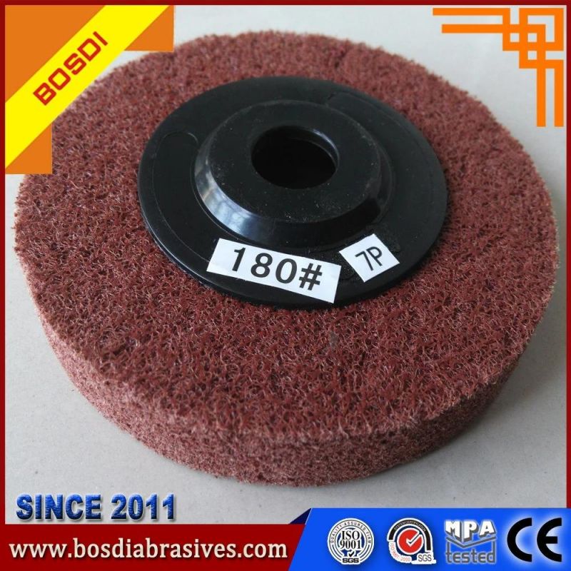 4"X12 Abrasive Nylon Flap Disc/Wheel Polishing for The Magnesium Aluminum Alloy, Magnalium,Titanium Alloy,Stainless Steel,Copper,Tile,Stone,Wood,Cemented Carb