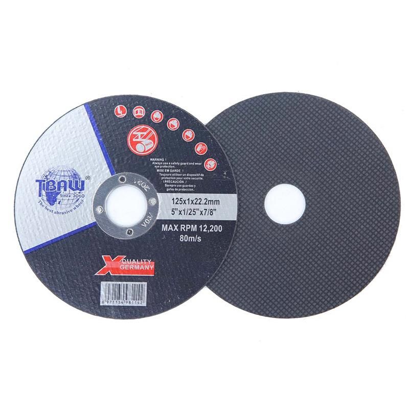 5inch Hardness Abrasive Cut off Metal OEM Supplier Wheel 125*1.0*22mm for Cutting Tooling