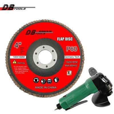 4&quot;100mm Flap Sanding Disc Flap Disc Wheel 16mm Hole P60 a/O Abrasive for Paint Remove