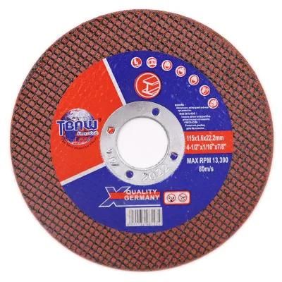 China Factory 115X1.6X22.23mm Multi-Purpose Abrasive Disc Metal Cut off Disk 4.5&quot; Cutting Wheel