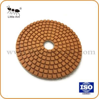 Sharpness Good Gloss Type 4 Inch 100 Diamond Polishing Pad Diamond Abrasive Tool for Stones.
