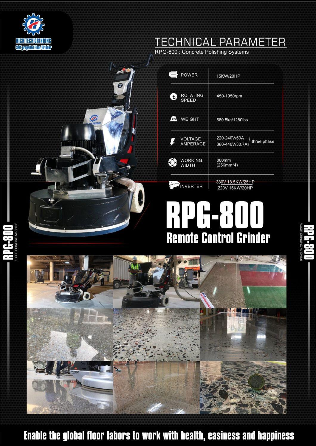 Robert Remote Control Floor Polisher Machine Automatic Walking Without Manual Propulsion Floor Grinder