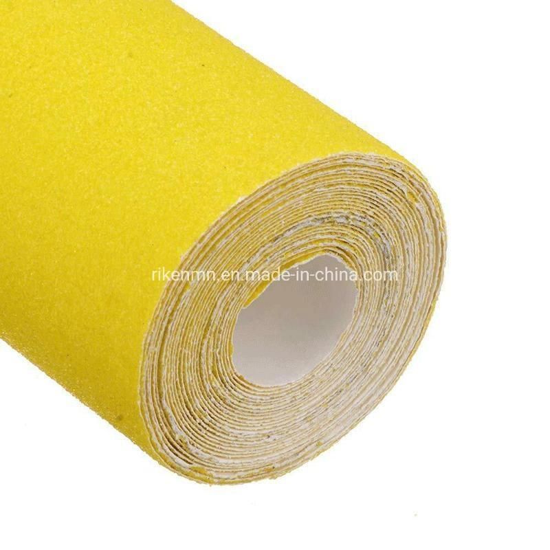 100mmx50m Sand Paper Yellow Abrasive Sanding Paper Sandpaper Roll