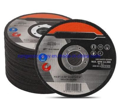 Electric Abrasive Tools 4.5 Inch Cutting Disc Cut off Wheel for Metal Stainless Steel Used on Angle Grinder