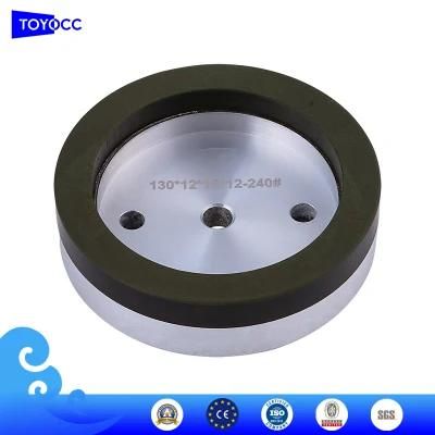 Bevel Resin Grinding Cup Wheel for Glass and Stone 6 Inch Baketlie Plate