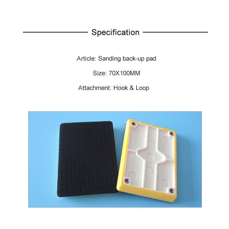 70X100mm Hook and Loop Sanding Pad Sander Backing Pad for Grinding & Polishing