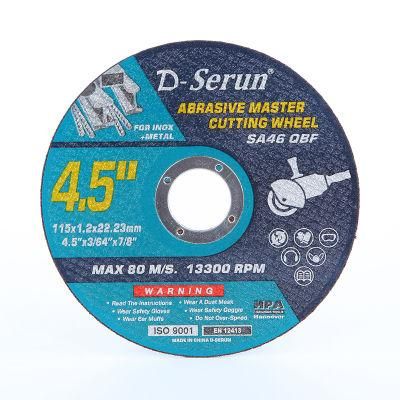 High Quality Abrasive Inox Cutting Wheels with MPa