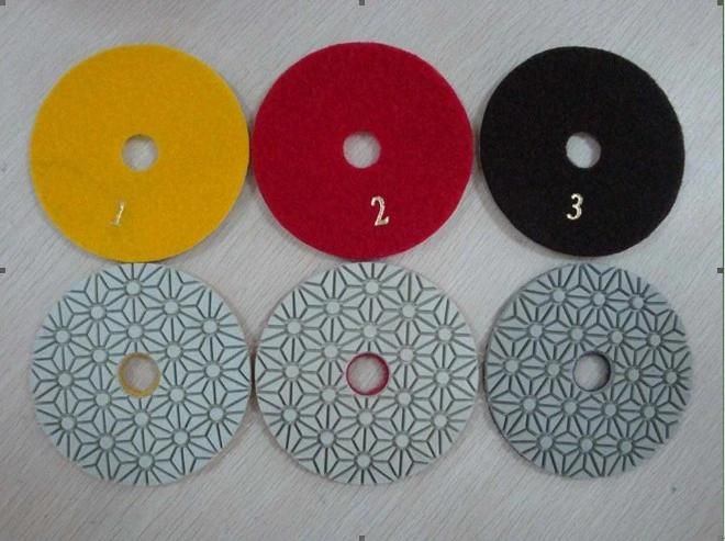 4 Inch Diamond Floor Polishing Pads for Granite