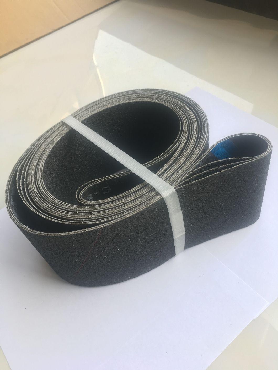 High Quality Wear-Resisting 60# Abrasive Tools Silicon Carbide Sanding Belt for Grinding Stainless Steel and Metal