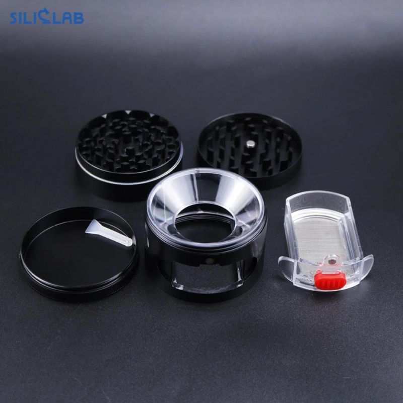 Smoking Accessories with Drawer Design Metal Grinders Rotatable Tobacco Dry Herb Grinder