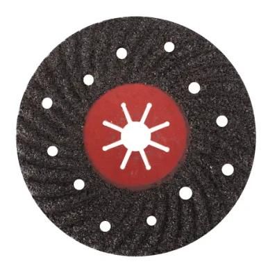 Aluminum Oxide Abrasive Fiber Metal Sanding Flap Disc for Polishing