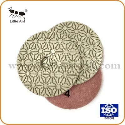 High Efficiency 4 Steps Wet Polishing Pad for Marble