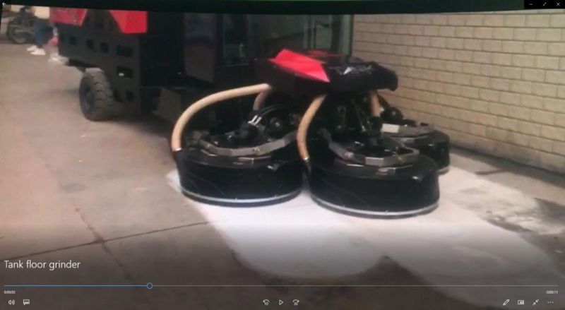 Tank-2500 Eco-Friendly Fully Automatic Ai Ride on Floor Grinder