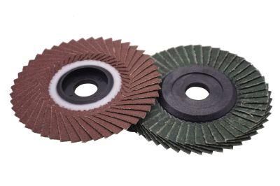 4&quot; 80# Abrasive Tools Alumina Radial Flower Flap Disc with Stable Grinding Performance for Korea Market