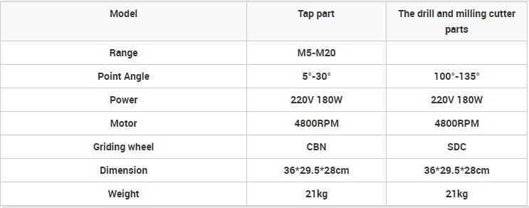 Txzz Tx-A5 Cheap 3-13mm Drill Grinder and M5-M20 Tap Grinding Complex Grinding Machine