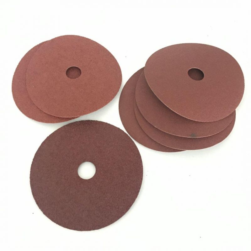 40# 5′′ Fiber Disc Grinding Disc with Wholesale Price for Marble Leather Glass Stainless Steel Polishing