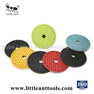 4&quot;/100mm Hexagon Diamond Abrasive Hardware Tool Polishing Pad for Stone