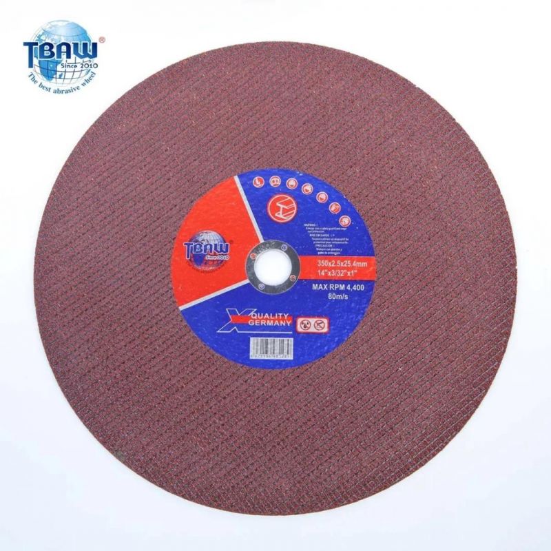 14inch Electric Power Tools Parts Fast Cutting Disc Speed Cut-off Wheel for Steel