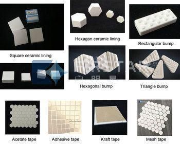 High Alumina Ceramic Tiles Made by 92% Alumina