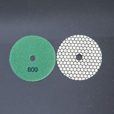 Qifeng 7-Step 125mm Diamond Dry Grinding&Polishing Pads for Granite&Marble Top