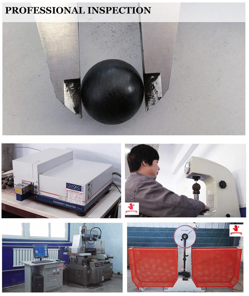 High Hardness Forged Grinding Steel Ball for Cement
