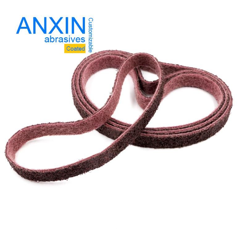 Bbl Red Color Surface Condition Belt for Metal Polishing