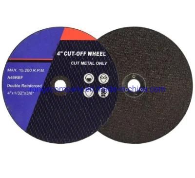 Electric Grinder Tools Abrasive Cut off Wheel 4&quot; X 1/32&quot; X 3/8&quot; Cuts Metal Discs Double Reinforced