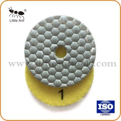 Pressed Dry Diamond Floor Polishing Pad Abrasive Tools Grinding Disk for Granite Marble Concrete 3&quot;/80mm