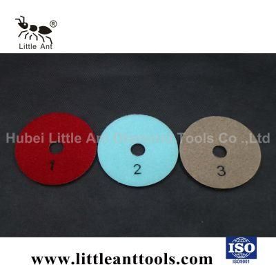 China Manufacturer Diamond Floor Cleaning Pads 4&prime;&prime; Polishing Pad