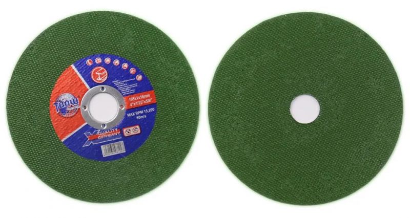 T41 180X1.6mm Flat Center Reinforced Abrasive Steel Cutting Wheel Dice for Metal Steel