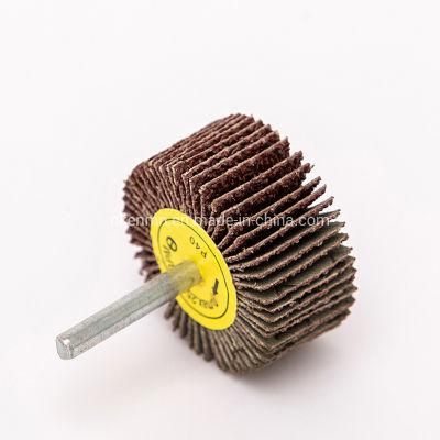 Abrasive Cloth Flap Disc for Wood Polishing Flap Wheel with Shaft