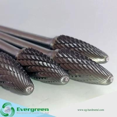 Double Cut Solid Carbide Burrs for Cutting