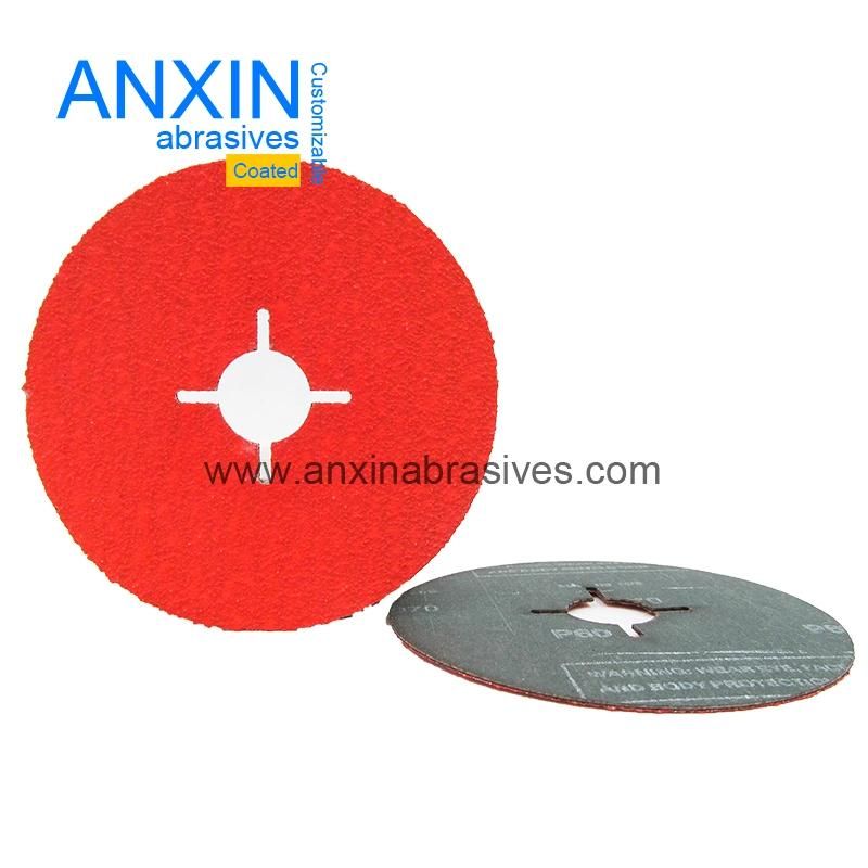Zirconia Fiber Disc with Cross Slot Optional