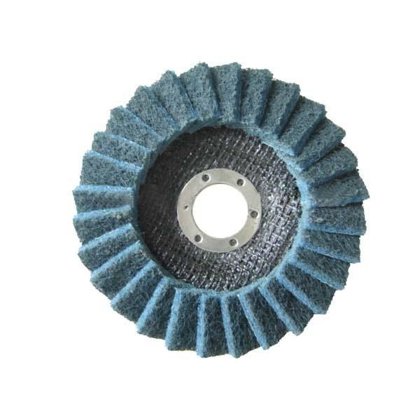 Abrasive Surface Conditioning, 100mm/ 4 Inch Non-Woven Flap Disc, Disco for Metal Polishing