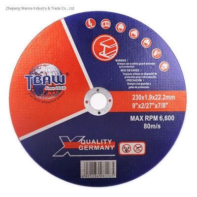 MPa Certificate High Quality Resin Metal Cutting Disc Cutting Wheel