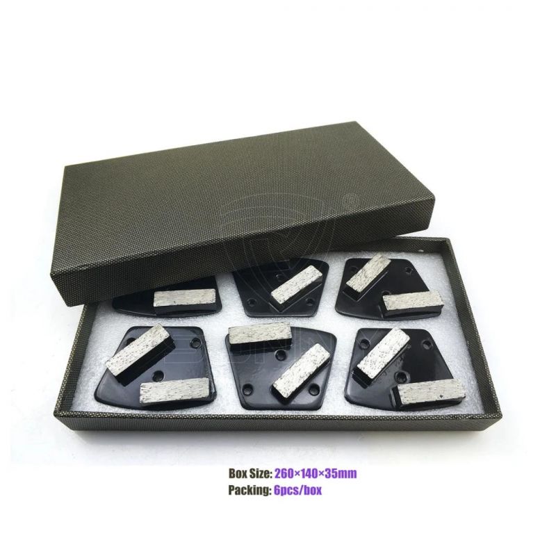 Trapezoid Diamond Tools for Concrete Grinding Disc Plate