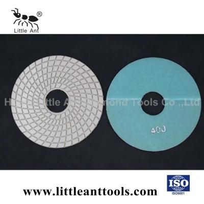Flexible 180mm Diamond Wet Polishing Pad for Granite Stone