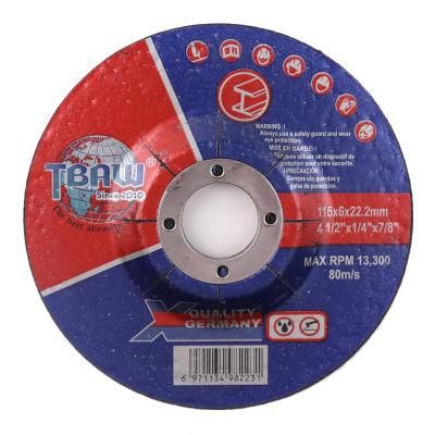 115mm 4.5inch Type 27 Metal Abrasive Grinding Wheel for Angle Grinder