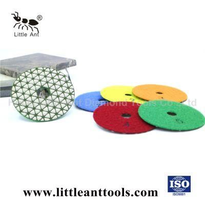 Premium Quality Triangle Flexible Diamond Dry Polishing Pad for Stone