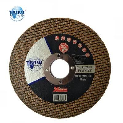 China New Type Top Sale Cut Polish Disc Cut off Wheel 1mm Xtra Power Cutting Wheel Cutting Disc Flat Type Resin Bond Cut off Wheel