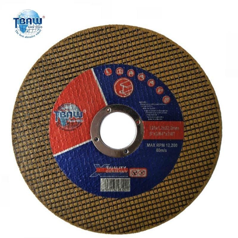 125*1.2*22mm Abrasive Cutting Wheel Sharp Cutting Tool 5inch T41