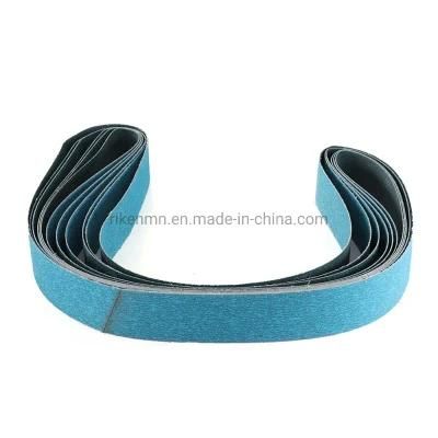 2X72 Inch Zirconia Emery Abrasive Sanding Paper Cloth Sanding Belt Roll for Metal Working